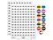 Painter's Brush Mustache Moustache Silhouette 200+ 0.50" Round Stickers
